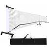 Xgdsnly Set Rete Pickleball 22 Ft Struttura Robusta Rete da Pickleball Portatile Resistente Agli Strappi Attrezzatura Sportiva per Allenamento, Campo Sportivo
