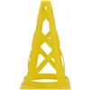 Fxzqgnh Cono Marcatore Forato Materiale PE Resistente Coni Segnaletici Impilabili Alta Visibilità Cono da Allenamento da Allenamento 23 Cm per Allenatori, Verde Fluorescente, 23CM