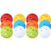 Omabeta Palline Cave da Altalena Leggera per Allenamento per Allenamento Indoor All'aperto per Golfisti Principianti Plastica Atossica Colori Assortiti 72 Mm 26 Fori per Uso Domestico