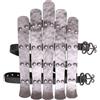 ANTIQUEMEDIEVAL Ragnar Bracers - Braccio medievale, armatura vichinga, rievocazione storica, argento