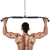 DEARBAG Barra LAT Machine, 85cm Sbarra LAT Machine Asta per Trazioni con Impugnature Morbide e Moschettone, Impugnatura per Bicipiti Tricipiti Attacco per Cavo da Palestra Casa