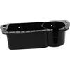 Toyvian Porta Oggetti per Mare in ABS Nero, Organizer Multifunzionale Salvaspazio Supporto Stabile per Fish Hooks e Bevande, per Ambienti Acquatici e attività di Boating