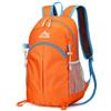 PureBowlic Zaino pieghevole da 20 l, per viaggi, escursionismo, ciclismo e attività all'aperto, leggero, design pieghevole con nylon ripstop e scomparto per laptop (arancione)
