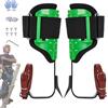 Zunishaone Kit di punte da arrampicata, 40,5-48 cm, regolabili, in acciaio EVA PVC, attrezzatura professionale rimovibile, struttura con piastra ispessita con caratteristiche di sicurezza, ideale per la gestione