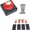 SEVEQIS Interruttore di Spegnimento for Camper Interruttore A Manopola Ad Alta Corrente da 500 A Interruttore di Alimentazione Modificato for Yacht(Combination Pack)