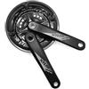 kefeimumu Guarnitura per mountain bike, con foro quadrato 42T/48T, set di corona in alluminio con pedivella e protezione della catena, compatibile con MTB, bici da strada e biciclette da pendolari