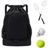 GOMETY Zaino da tennis, unisex, per uomo e donna, borsa da tennis, grande zaino sportivo che tiene 2 racchette con scomparto per scarpe, borsa sportiva per tennis, badminton