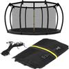 Generico Rete per Tappeto Elastico da Rimbalzo, Rete Trampolino 6 Pali, Ricambi Trampolino Elastico, per Diametro 305cm, Nylon Resistente, Facile Installazione, Sicura, per Bambini E Adulti