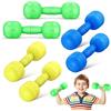 TOYANDONA Set di 3 Paia di Manubri per Bambini: Pesi in Plastica per Le Mani, Ideali per Neonati E Bambini, Giocattolo per Esercizi con Suono Vibrante a 360°, Piccoli Pesi da Palestra per Allenamento