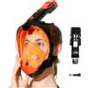 Zunishaone Copertura panoramica per snorkeling - 28,3 x 18 cm in silicone + PC, boccaglio completo, attrezzatura per la respirazione sicura | grande esplorazione subacquea, principianti, hobbisti, viaggiatori