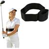 Chie no fukuro Slider Golf Training Aid Nero， Allenatore per Swing Golf a Fascia Regolabile. Migliora Stabilità e Costanza del Colpo per Uomini e Donne