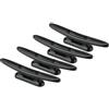 PATIKIL 5 Pollici Gancio di Attracco per Barche in Nylon,4Pz, Kayak, Canoe, Barche da Ponte Marine, Decorazione, Colore Nero