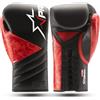 Starpro Guantoni da boxe Nimbus Sparring per allenamento, uomo e donna, con lacci, protezione premium con imbottitura in schiuma React - Nero/Rosso