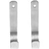 Healeved 2 Pezzi Supporto Apertura in e per Salvagente Argento Inossidabile a Acciaio da su 3 Design Sgancio Rapido per Montaggio Corrimano in Emergenze Marine