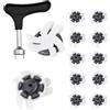 Zunishaone Set di tacchetti da golf, facili da installare, con chiave a vite, per migliorare la presa, controllo della trazione affidabile, protezione leggera dall'usura, soluzione per calzature sportive