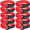 TOMETURE 25pezzi Cinghia Regolabile con Gancio e Passante Fasce Elastico Cinch Riutilizzabili per Yoga e Tappetino Fitness per Fissare e Trasportare Attrezzi Sportivi e Accessori