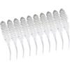 Kfwfuaee 10pcs Piccole Esche Da Pesca Lure 35mm Silicone Esche Da Pesca Coda Ago Esche Morbide Simulazione Alta Attrazione