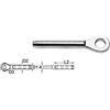 OSCULATI Terminale Inox Occhio Ø 2,5 mm