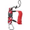 Toyvian Cordino Subacqueo con Cinturino in TPU con Fibbia Sgancio Rapido in Acciaio Inossidabile, Cordino Spirale Leggero e Resistente per Torce e Fotocamere Subacquee