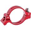 Yhenlovtt Per Mtb per compatibilità bici nero/rosso per lega di alluminio 318 mm 349 mm deragliatore anteriore Brazeon morsetto adattatore (rosso 349 mm)
