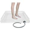 Generico Base Doccia da Campeggio - Vassoio da Bagno Portatile in PVC Ďa 80 Cm | Doccia per Camper | per Rimorchio Camper Escursionismo Spiaggia Coperta Çamper Tenda Auto Campeggio Camionista