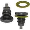 HTkdPEZe Accessori 2 Set Vite di Scarico Magnetica e rondella 10-14834A1 Adatto for 18 25 30 35 40 50 60 70 80 90 100 115 140 150 300 HP 22-67892