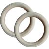 Generic Anelli da ginnastica in legno - 2 pezzi Pull Up Grips | Anelli da ginnastica 19 x 19 x 2,5 cm | Anello da allenamento per fitness, esercizio, palestra, giochi, allenamento a casa al chiuso e