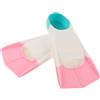 Homoyoyo Pinne da Nuoto in Silicone Leggere e Resistenti a Forma di Anatra, Pinne Corte per Snorkeling e Allenamento, per Adulti in Piscina