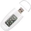 HVSYVVSRL Contapassi Semplice, 3D Da Passeggio Con Batteria Ricaricabile, Fitness Tracker Accurato, Digitale Conteggio Accurato