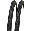 ECOVELO 2 Copertoni 27 x 1 1/4 (32-630) Neri Per City Bike, Stradale, Bicicletta, Adulto, Olanda | Pneumatici Stradali Neri In Gomma Bici
