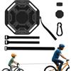 Generico Corda Da Traino Per Mountain Bike, Retrattile Per Bicicletta Capacità 100 Kg, Fune Da Traino Per Bici Per Bambini, Per Adulti Famiglia Per Bambini Strada Di Montagna Avventura All'aria Aperta
