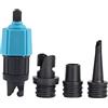 KJAOYU Adattatore per valvola dell'aria gonfiabile, adattatore per pompa con 3 rubinetti per paddle, canoa, barca d'assalto, strumenti gonfiabili