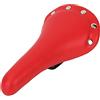 Domary Sella per Bici da Strada Premium Confortevole Sedile per Bicicletta Impermeabile Antiurto Bici da Strada Mountain Bike Pelle Ad Alta Elasticità Rosso Verde Bianco 27,3X (Rosso)