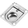 JECOMPRIS Maniglia Accessorio Professionale in Acciaio Inossidabile Quadrata Resistente per Porta e Pavimento per Kayak e Canoe
