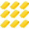 IDEANATEGRATE Marcatori Pavimento Sportivi in PVC Giallo 10 Unit per Allenamento Agilità e Hockey, Design Creativo per Segnare Confini e Esercizi Ripetuti