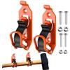 Generic Supporto per pala per camion - Supporto da parete in zinco a sgancio rapido, robusto | Supporto per attrezzi per trattore | Per garage giardino camper Van Lavoro Overland Utility Fire pesca Plafo
