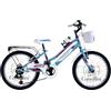 BICICLETTE CANELLINI Bicicletta da bambina MTB LINCY 20 - Azzurro/Fucsia