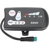 VBESTLIFE Display LCD, Display per Bici Elettrica Scooter S800 Display a LED con Connettore Impermeabile 36V 48V Universale