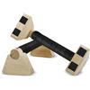 Noxtioanip 2 pezzi Maniglie per Flessioni in Legno, Parallele Calisthenics, Parallele Basse, Push Up Bar Fitness, Palestra Corpo Libero, per Interni ed Esterni, Antiscivolo e Portatili