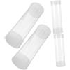 Healeved 4 Pezzi Contenitore Trasparente Capacità 6 Palline per Palline da Golf in Plastica Resistente Struttura Cilindrica Impilabile Coperchio ad Accesso Rapido, per Confezioni Regalo