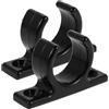 POPETPOP 2 Pezzi Supporto per Pagaia in Nylon Nero Resistente per Barche e Kayak, Clip Compatta Facile da Installare, Adatto a Pagaie da 32 Mm, Accessorio Pratico per Uso Marino
