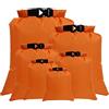 Fonowx 6 Pezzi Borsa Impermeabile Sacco Pieghevole Separazione Bagnato Materiale Poliestere Adatta per Nuoto Scuola Campeggio Rafting Kayak Viaggio,