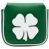 TAIZhiChen 10 Pezzi Copri Mazza da Golf a Semi Cerchio Resistente Ai Graffi Copri Ferro da Golf in PU Leggero Accessorio Sportivo, Verde, Grande Quadrifoglio Grande Quadrato