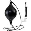 Generico Boxing Speed Bag - PU Leather 33x19x19cm | Portable Double End Punching Ball Reflex Trainer | Adjustable Coordination Exercise Equipment Core Workout Striking Practice For Home Gym Backyard Fitness