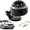 Generic auto autoadesiva - 8 x 6,1 5,3 cm strumento di navigazione per cruscotto, con direzione universale, ABS compatto con lettura chiara e struttura antivibrazione | per auto Marine