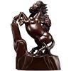 ATREDESES Arredamento per Ufficio Ornamento di Cavallo in Legno Intagliato Cavallo in Legno massello Intagliato Home Office Artigianato in Mogano Arredamento per La Casa