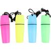 Healeved 4 Pezzi Bottiglia Sigillato Plastica Contenitore Portatile in Kayak Blu per e Cilindrico Protezione Spiaggia Oggetti di Valore