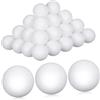 Housoutil 50 Pezzi Palline da Ping Pong in Abs Bianche ad Alta Elasticità per Allenamento e Gioco Scolastico, per Adulti e Adolescenti