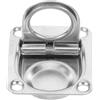 VILLCASE Maniglia della Porta in Acciaio Inossidabile Argento Quadrata, Accessorio Professionale per Barche e Canoe, Resistente alla Corrosione Marina