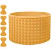 Qidures Stivale Tumbler in Silicone, Stivale Tumbler, Stivali a Coppa con Fibbie Bowknot, Accessorio per Tazza d'Acqua, Protezione Inferiore per Tazza di per boccetta di Ferro, idro, Bicchiere